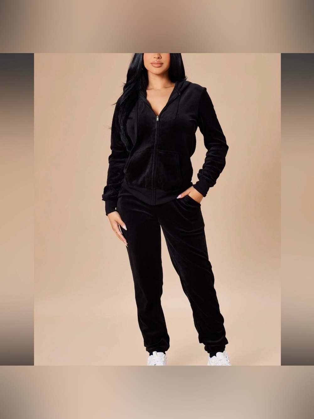 The Original Trendsetter Velour Set
- Black